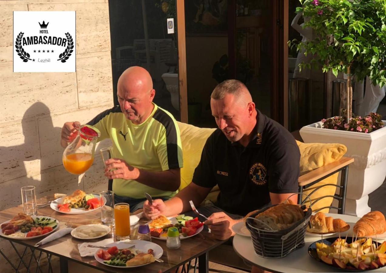 Hotel Ambasador Garden Lezhë المظهر الخارجي الصورة